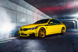 car, BMW, Yellow cars
