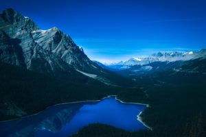 lake, Canada, Mountains, Landscape, Nature