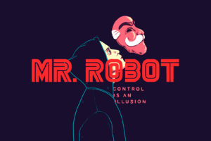 Elliot (Mr. Robot), Henrique Petrus, Mr. Robot, Artwork, Simple background