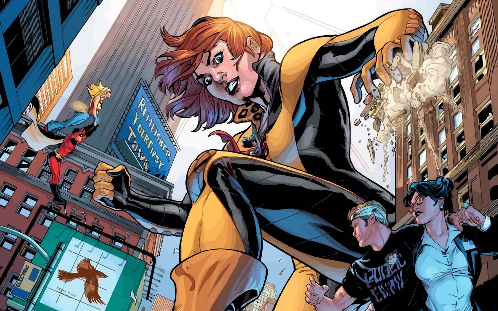 Robin (character), Giantess, DC Comics, Illustration Wallpaper