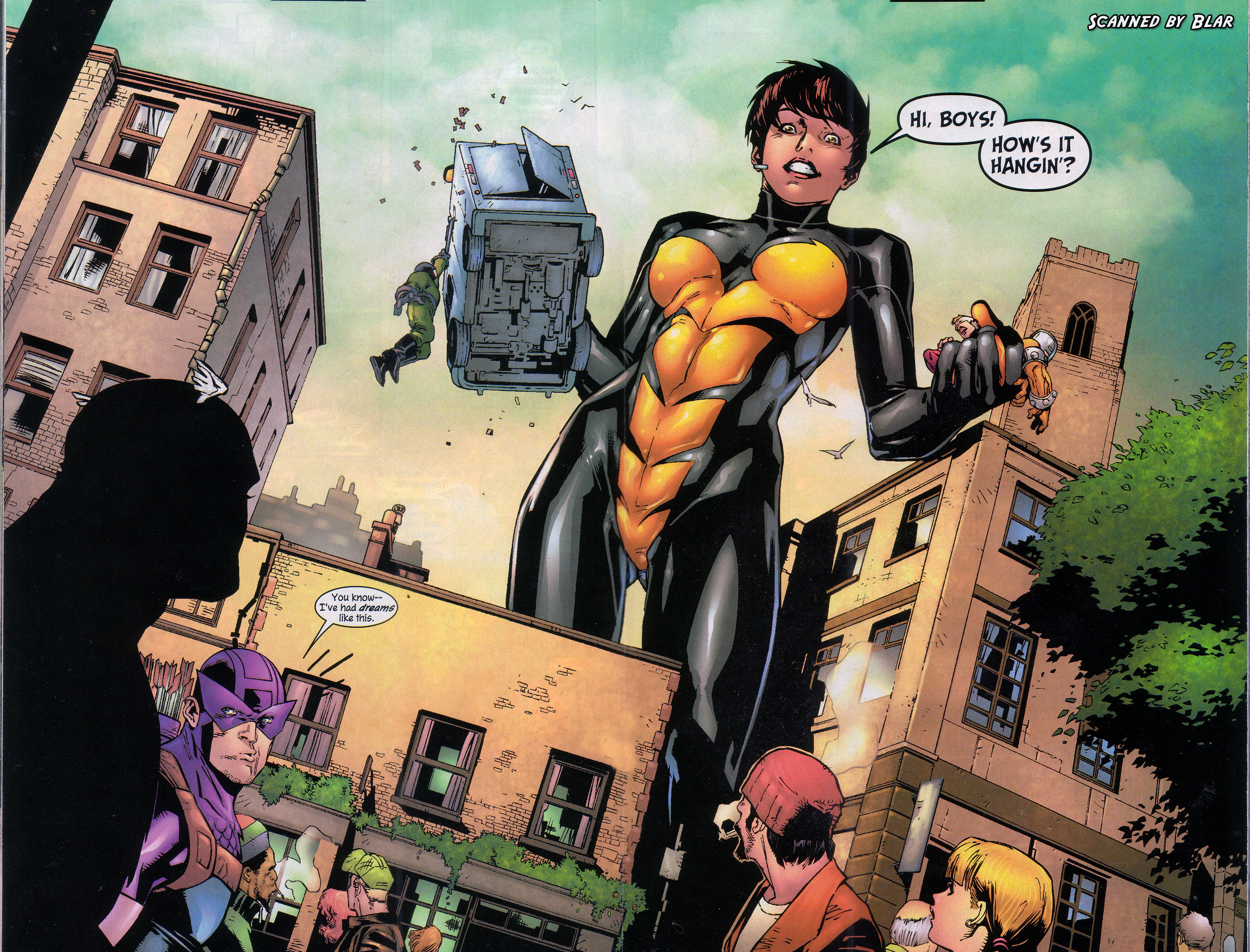 Hawkeye, Giantess, Marvel Comics, The Wasp, Captain America