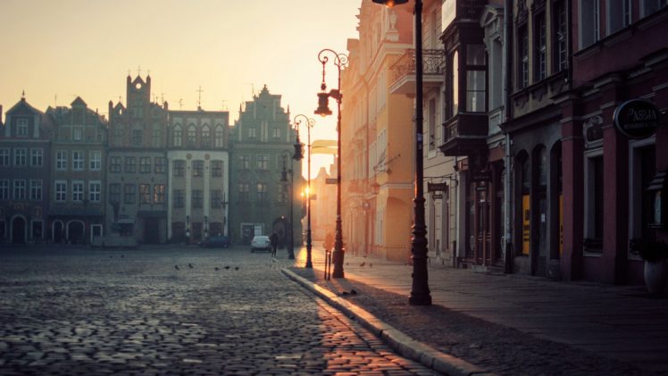 cityscape, Architecture, Street, Poland, Poznan HD Wallpaper Desktop Background