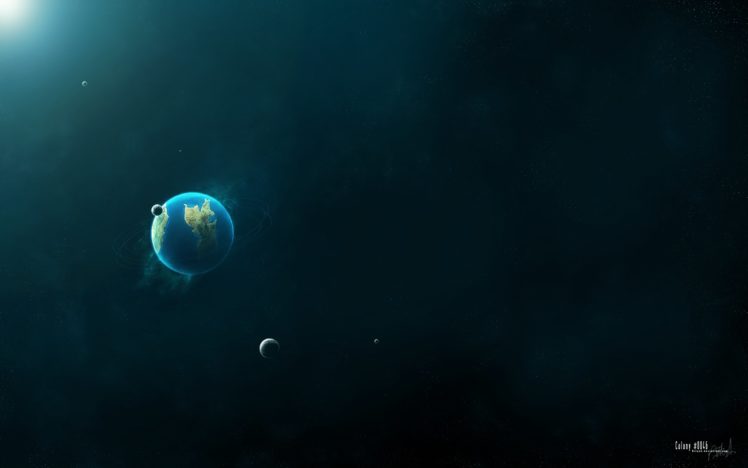 space, Planet, Artwork HD Wallpaper Desktop Background