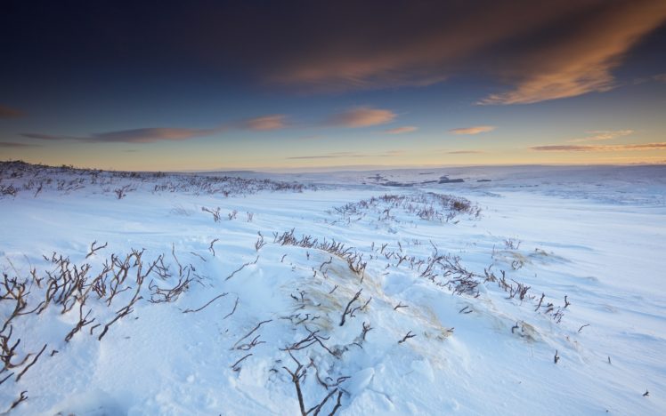 winter, Landscape, Snow, Sky, Nature HD Wallpaper Desktop Background