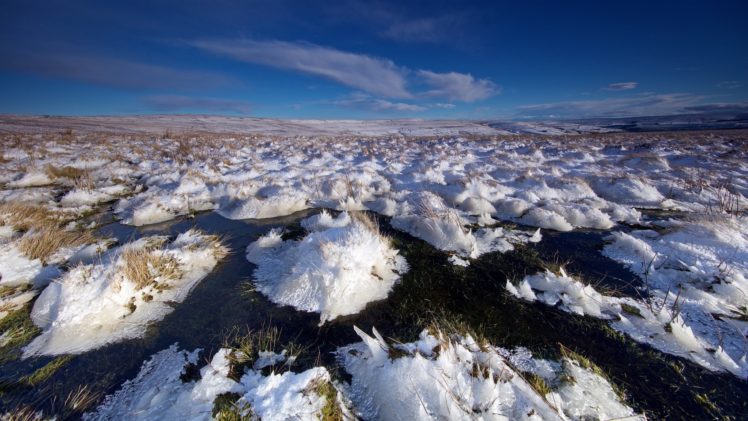 winter, Ice, Nature, Blue, Snow, Sky, Landscape HD Wallpaper Desktop Background