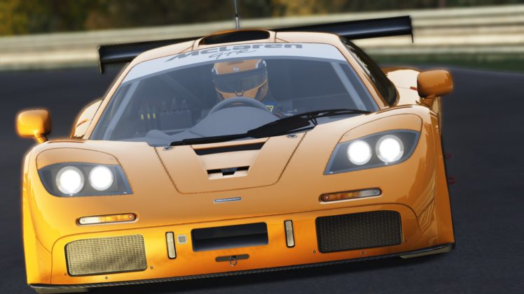 Assetto Corsa, McLaren F1 GTR, Nordschleife, Video games HD Wallpaper Desktop Background