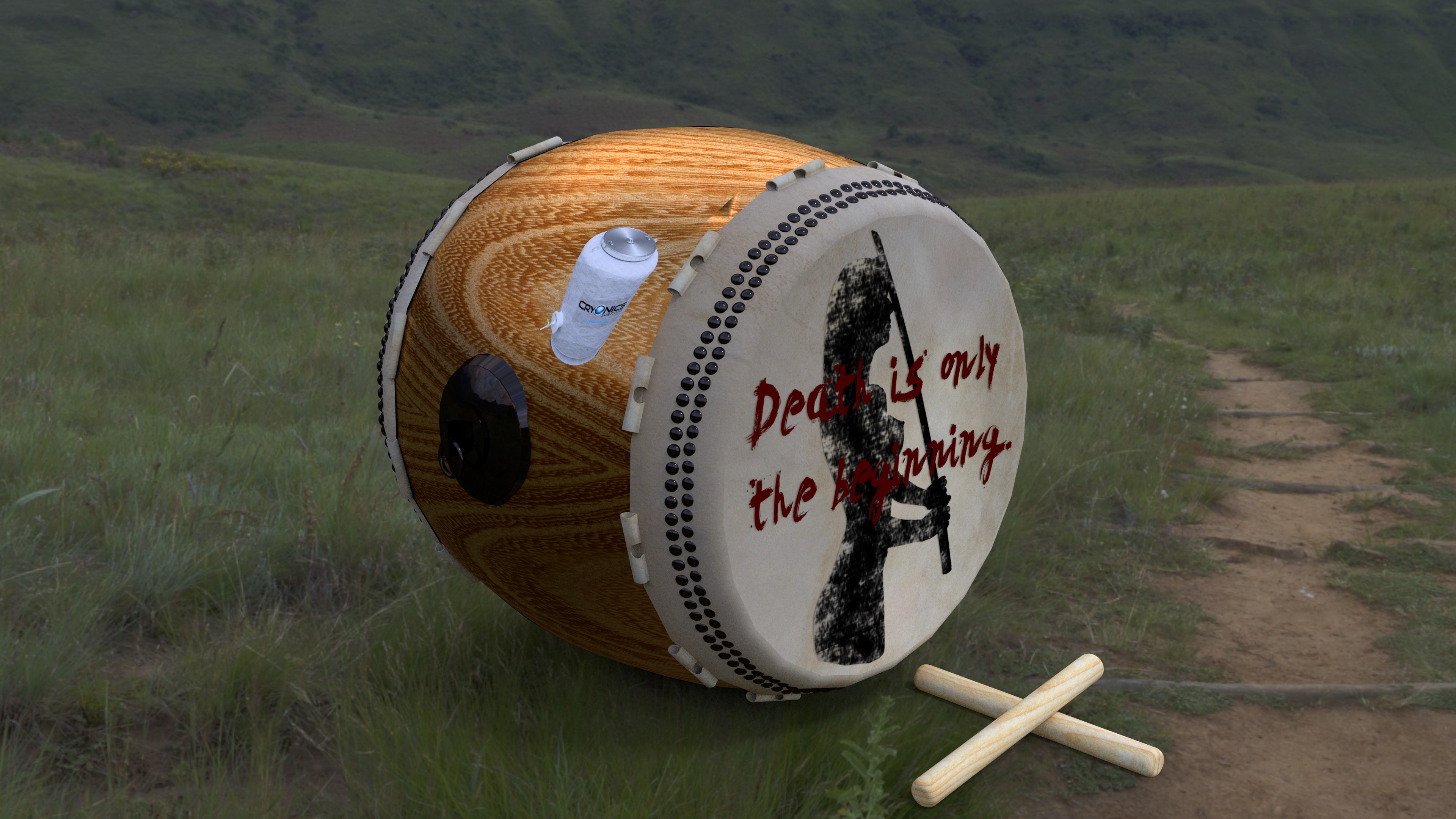 taiko, Drums, Sword, Cryonics, Cryonics Institute Wallpaper