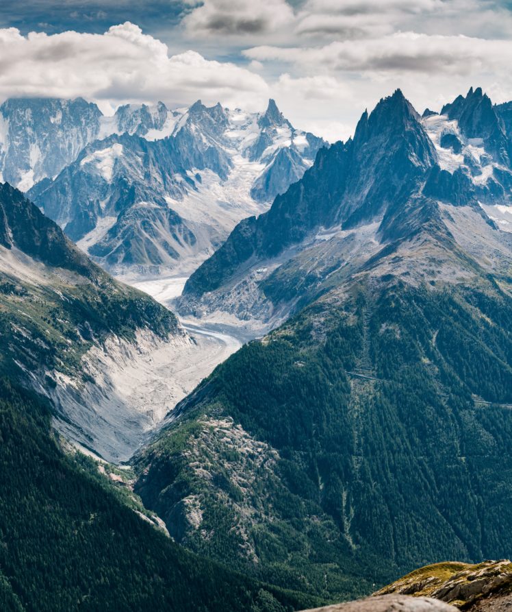 nature, Snow, Trees, Mountains, Landscape HD Wallpaper Desktop Background