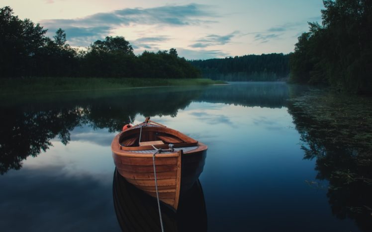 nature, Water, Boat, Vehicle HD Wallpaper Desktop Background
