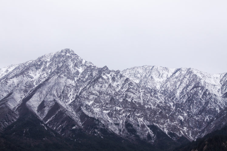nature, Landscape, Winter, Snow, Trees, Forest, Mountains HD Wallpaper Desktop Background