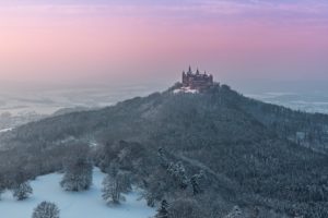 Burg Hohenzollern, Castle, Landscape, Winter