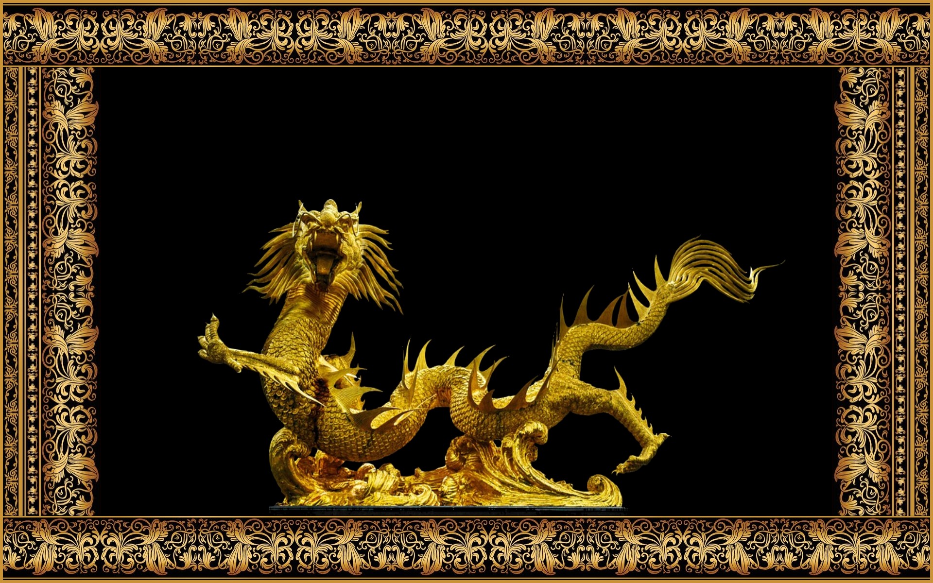 Chinas wind, Dragon Wallpaper