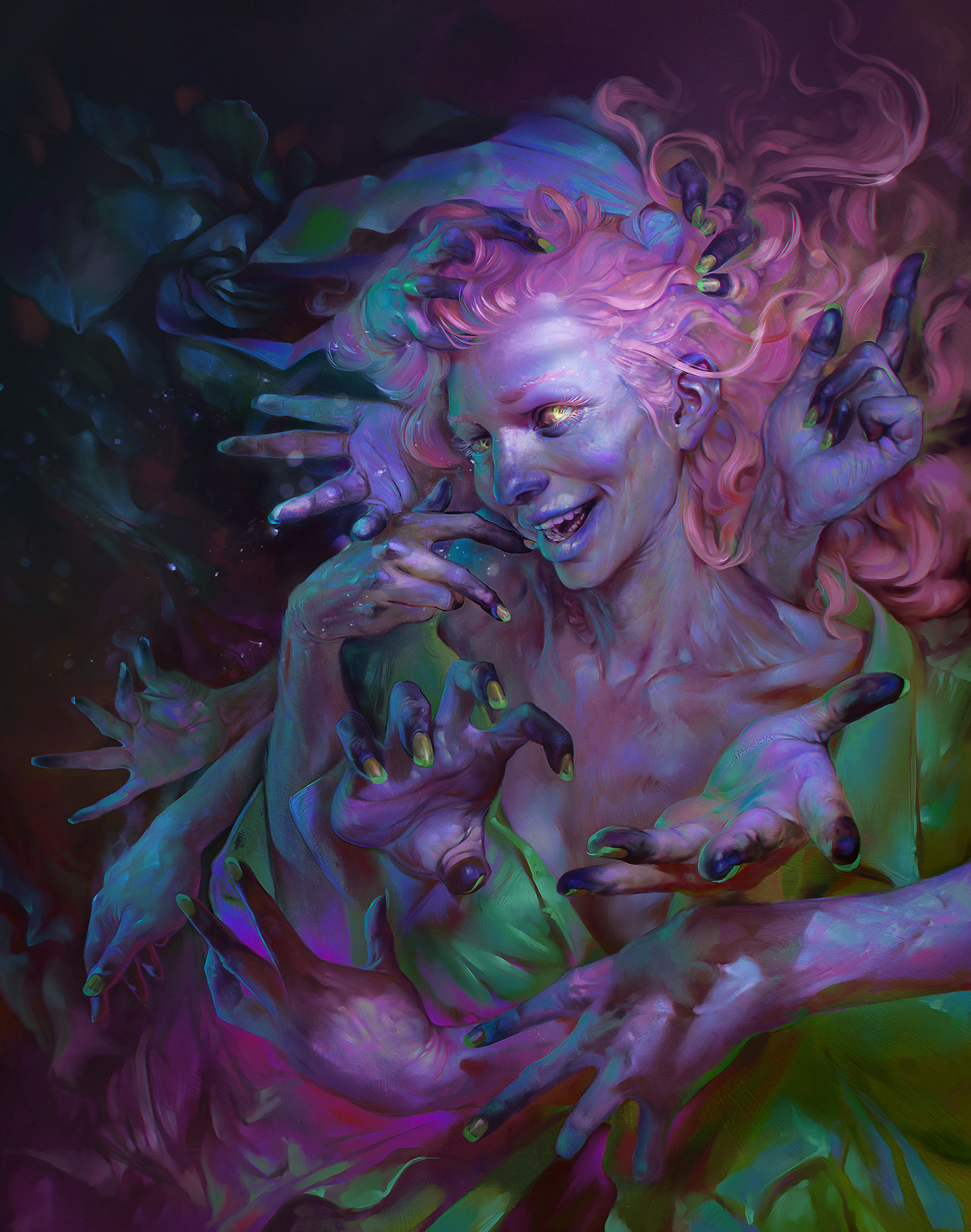 women, Hands, Apterus, Horror Wallpaper