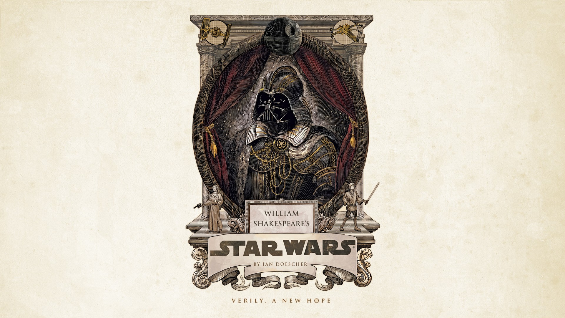 Darth Vader, Star Wars, Curtains Wallpaper