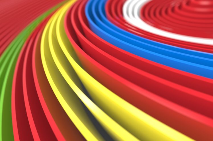 stripes, Red, Yellow, Blue HD Wallpaper Desktop Background