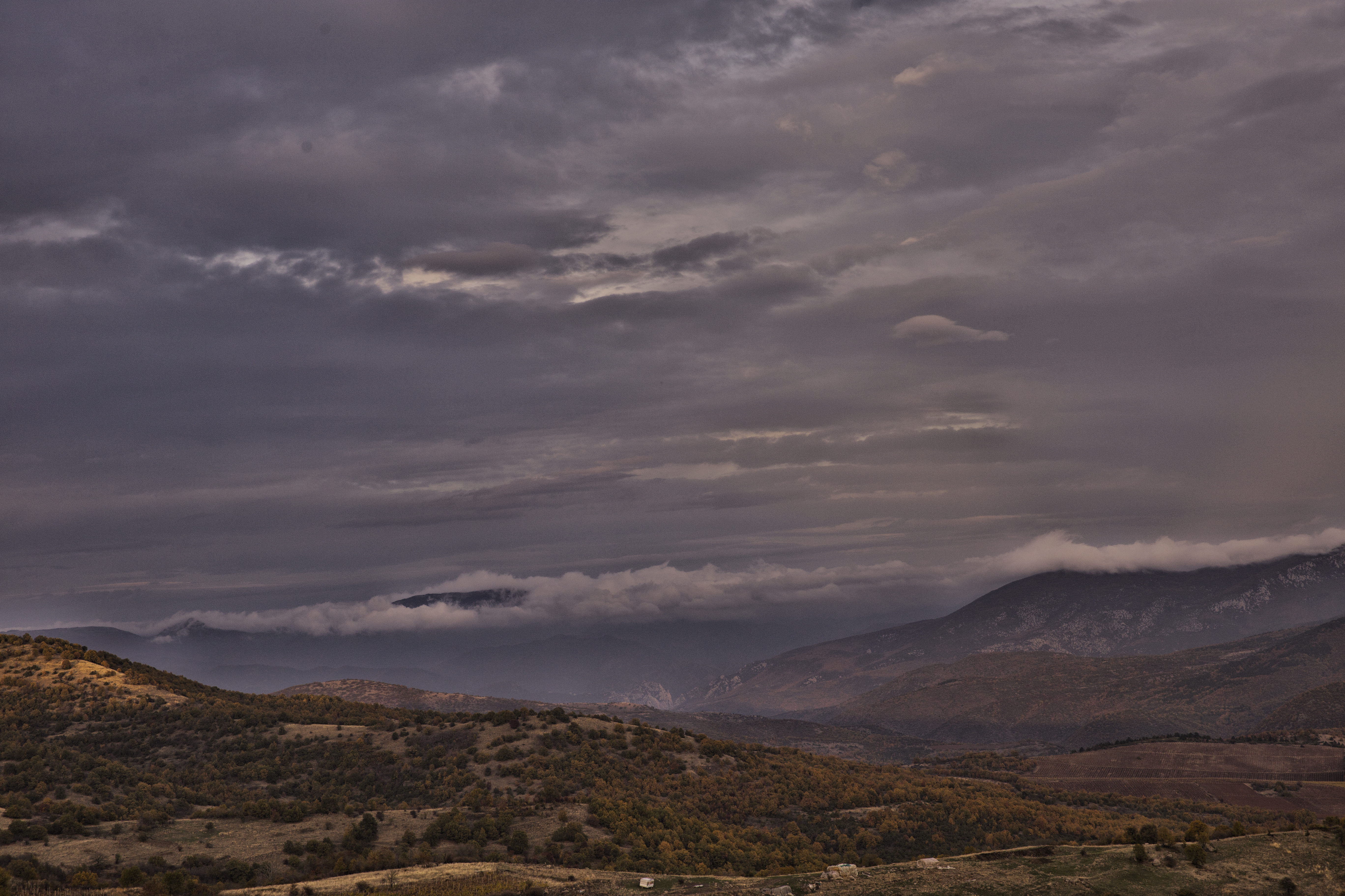 outdoors, Sunset, Landscape, Hills Wallpaper