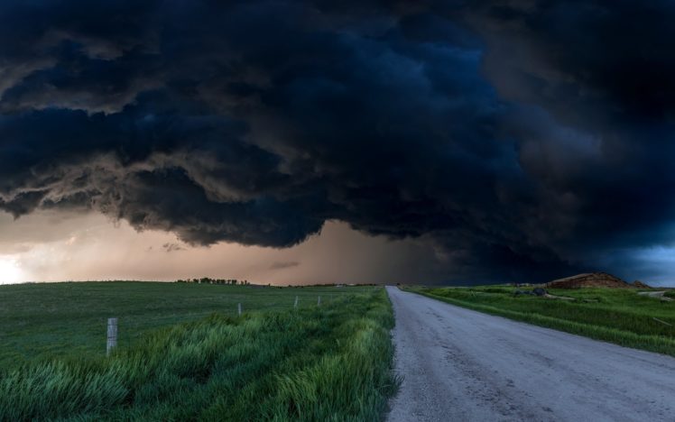 dark, Clouds, Landscape, Road Wallpapers HD / Desktop and ...