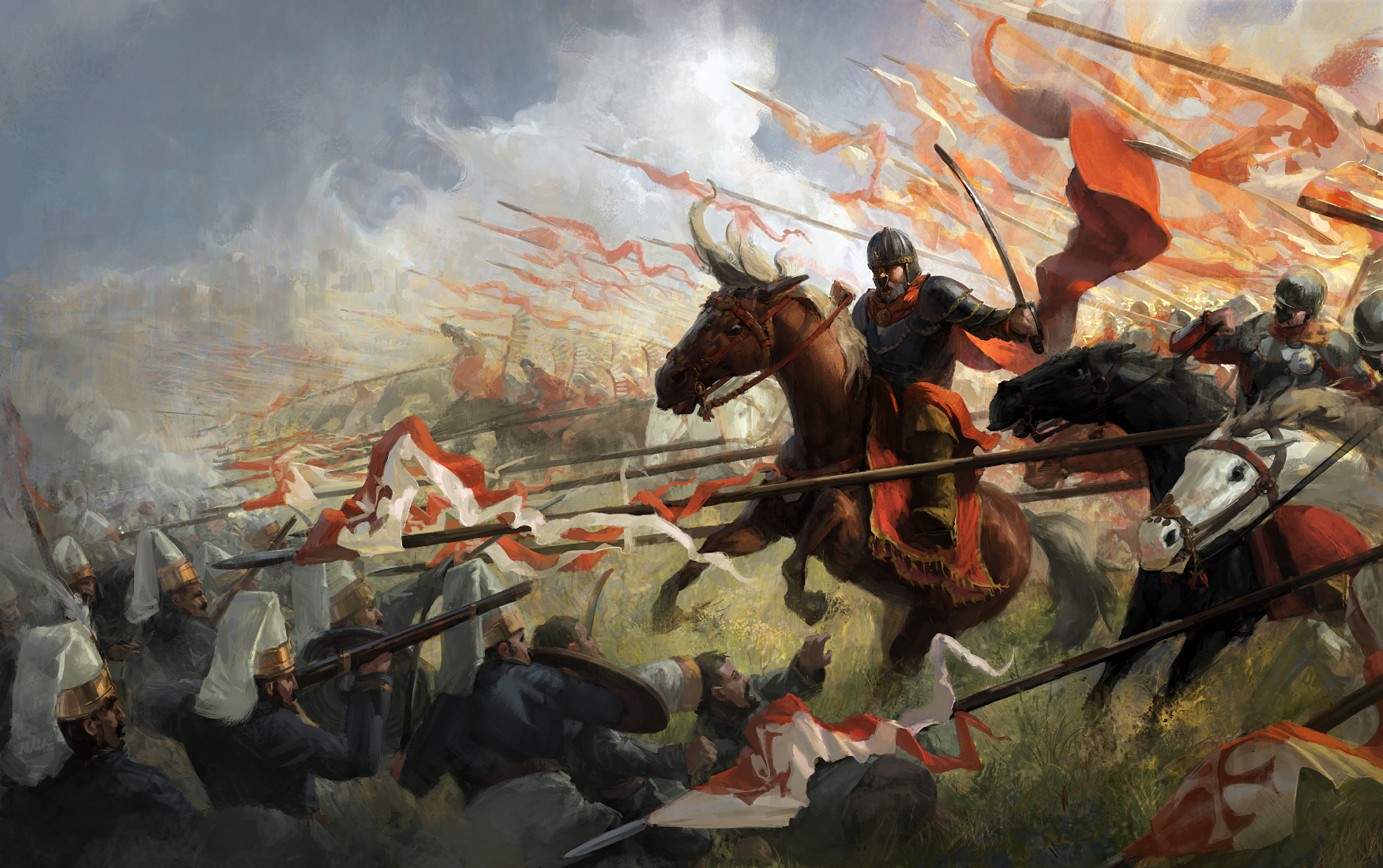 Winged Hussars, Lithuania, Poland, Horse, Janissaries, Crimean Khanate, Cavalry Wallpaper