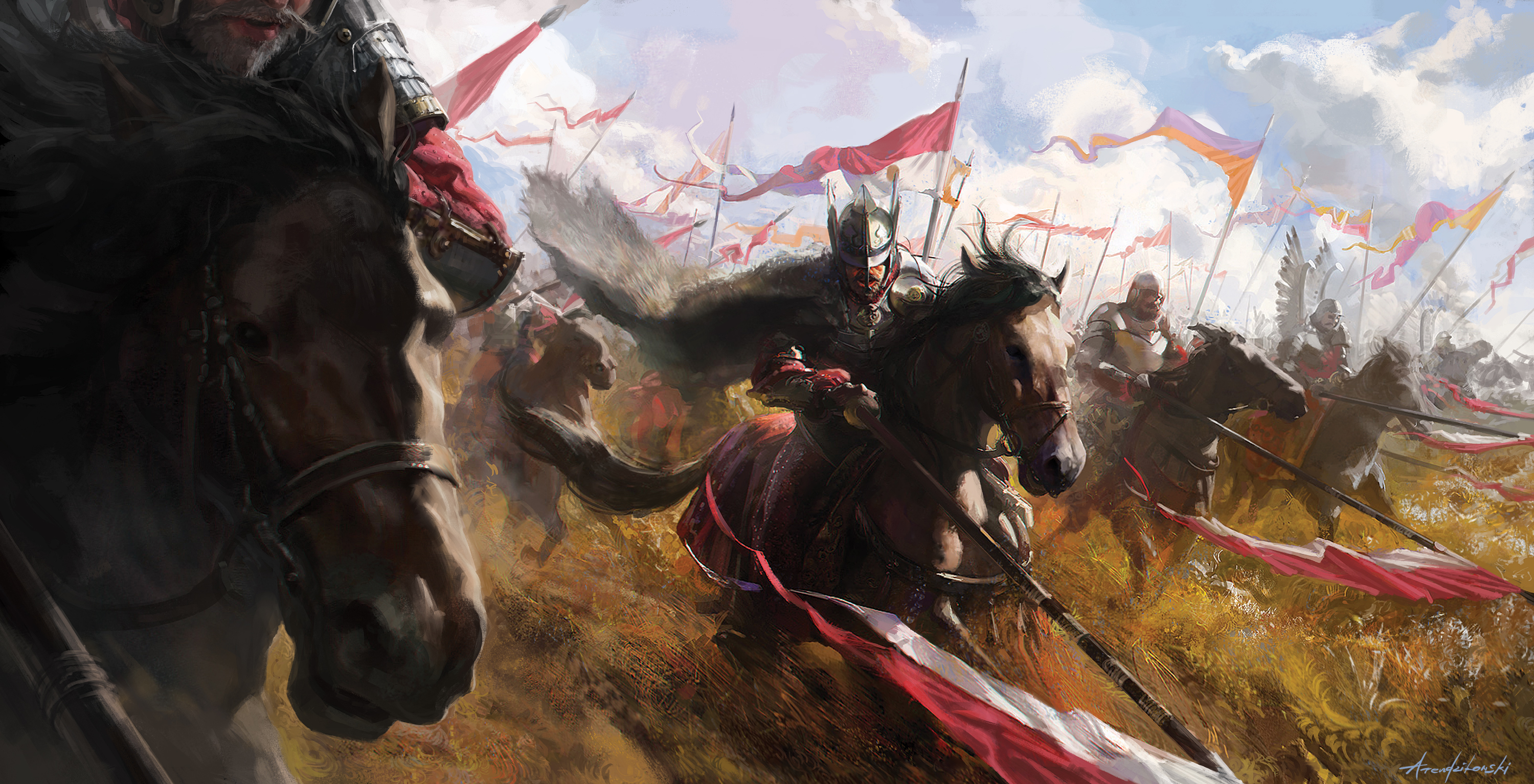 Winged Hussars, Lithuania, Poland, Horse, Cavalry Wallpaper