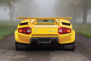 Lamborghini Countach, Classic car, Yellow cars