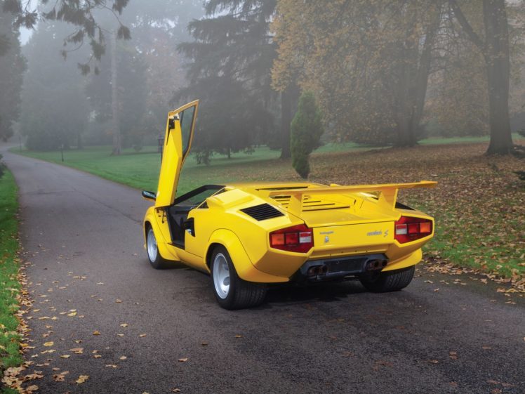 Lamborghini Countach, Classic car, Yellow cars HD Wallpaper Desktop Background