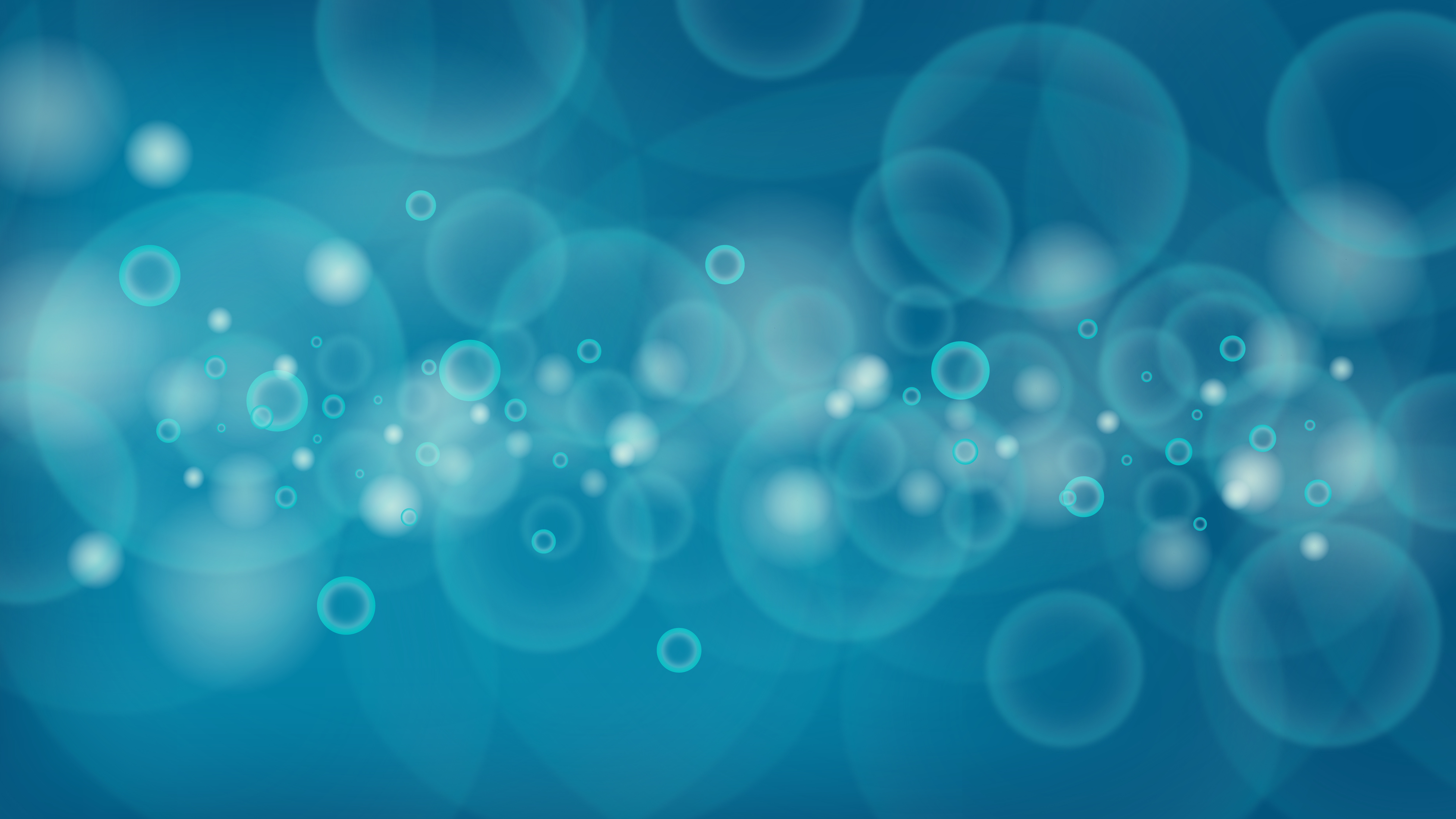 abstract, Minimalism, Simple background, Circle, Bubbles, Blue background Wallpaper