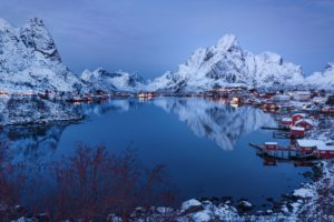 nature, Blue, Norway, Mountains, Landscape