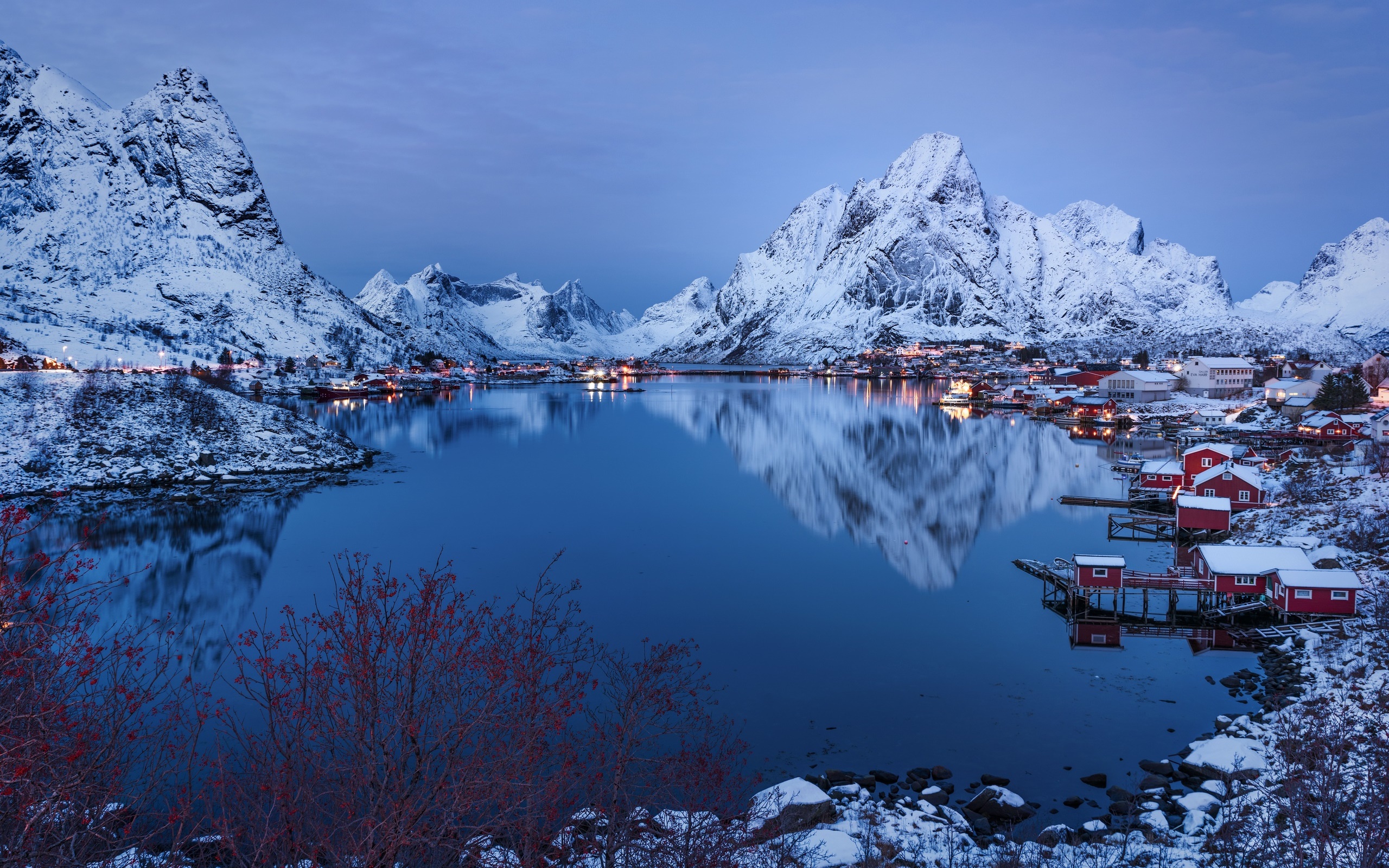 nature, Blue, Norway, Mountains, Landscape Wallpaper