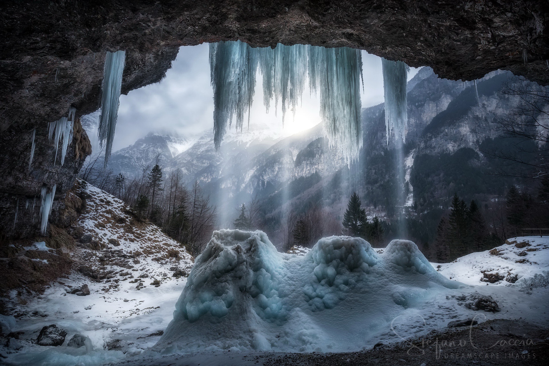 ice, Snow, Winter, Landscape, Nature, Mountains Wallpaper