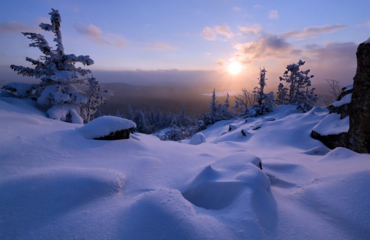 snow, Winter, Nature, Landscape HD Wallpaper Desktop Background