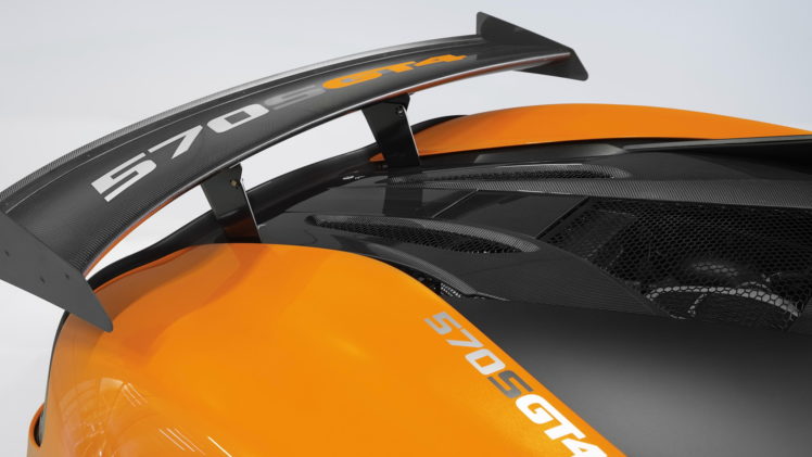 McLaren, McLaren 570S, McLaren 570S GT4, Spoilers HD Wallpaper Desktop Background