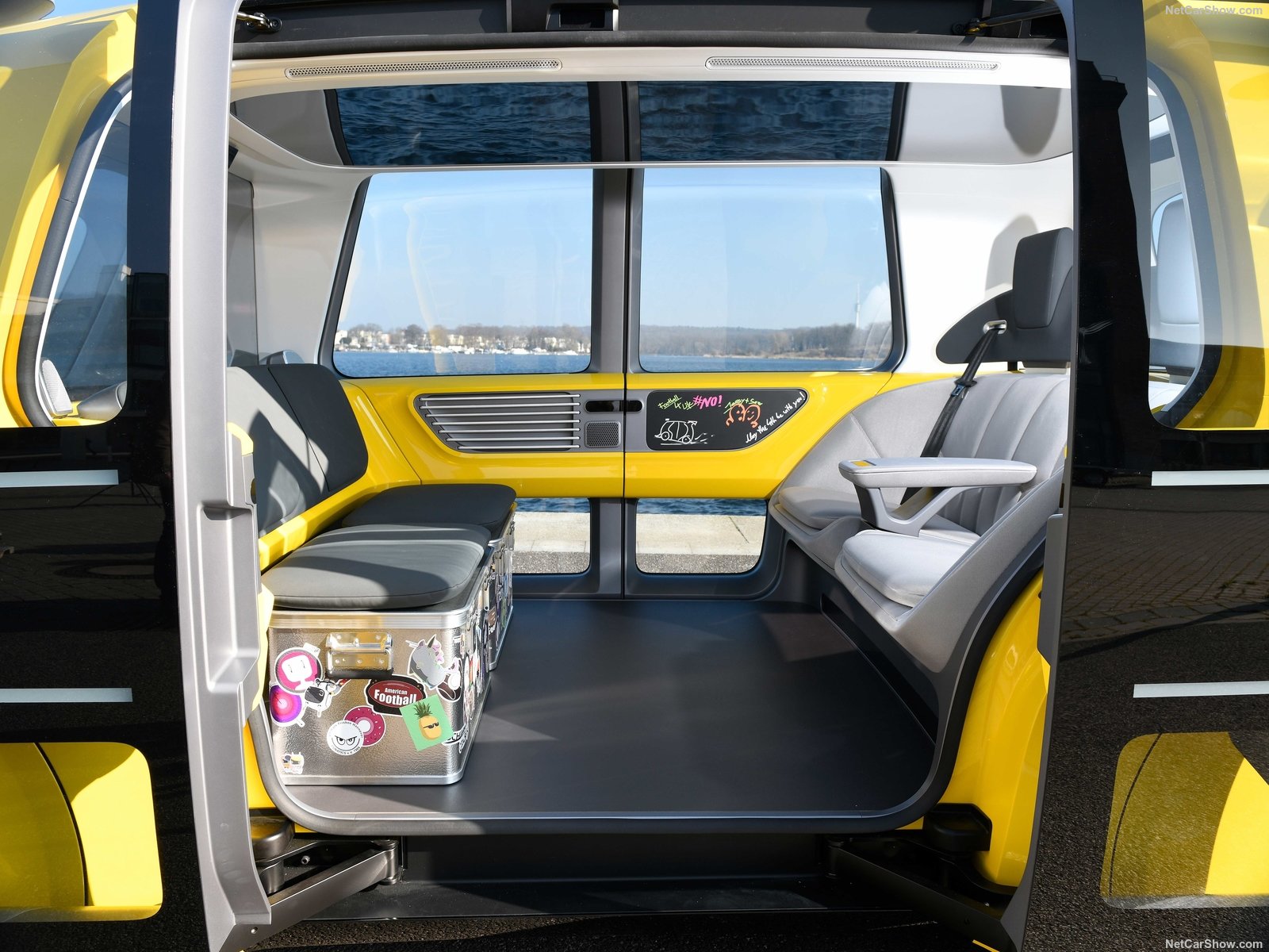2018 Volkswagen Sedric School Bus Concept, Transport Wallpaper