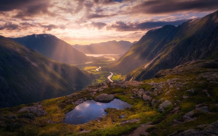 landscape, Nature, Mountains, Norway HD Wallpaper Desktop Background