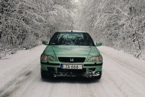 Honda Civic, Winter, Snow