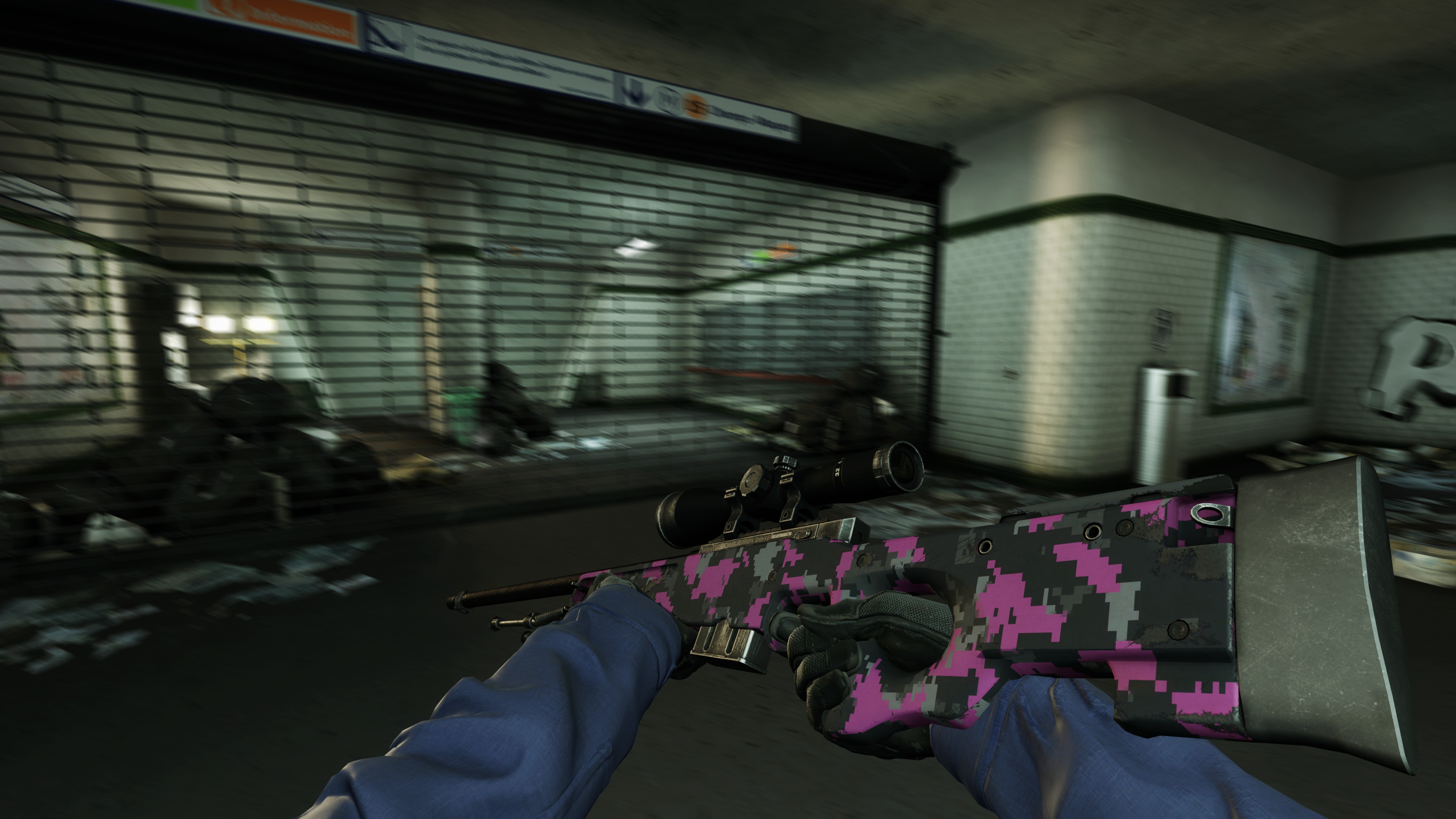 Counter Strike: Global Offensive, Counter Strike, Pink DDPAT, Accuracy International AWP, Death Wallpaper