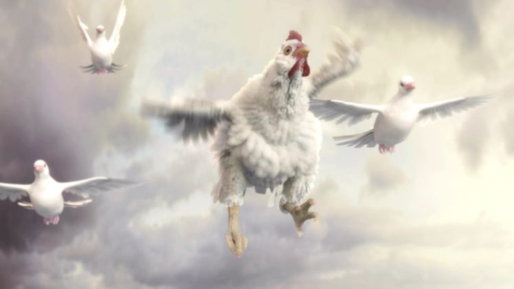 Fable, Chicken, Dove, Sky, Animals, Fable 3 HD Wallpaper Desktop Background