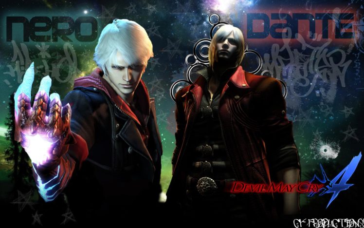 nero, Devil May Cry, Dante, Devil May Cry 4, Anime HD Wallpaper Desktop Background