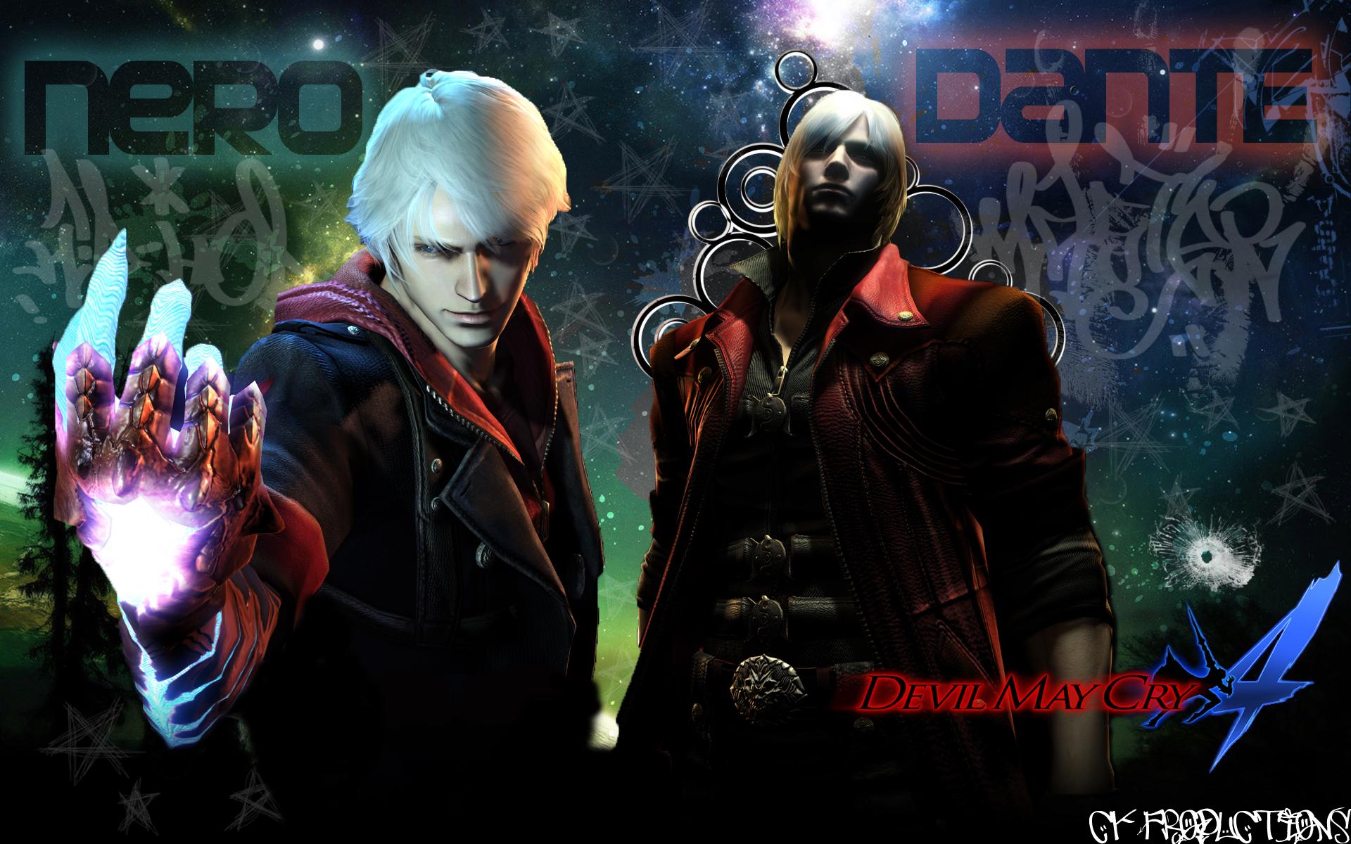 nero, Devil May Cry, Dante, Devil May Cry 4, Anime Wallpaper