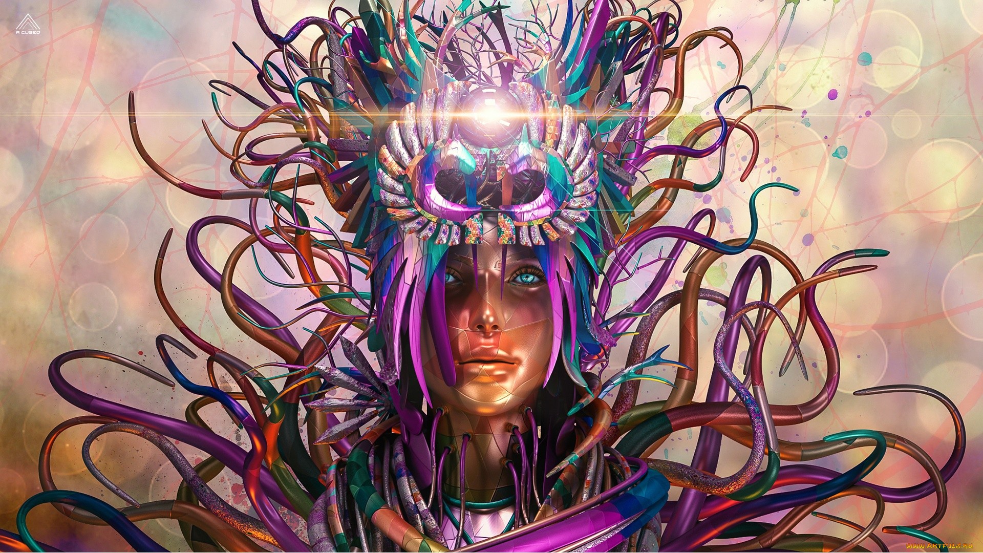 women, Face, Fantasy girl, Artwork Wallpaper