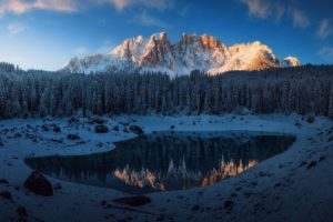 mountains, Nature, Landscape, Trees, Dolomites (mountains)