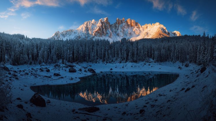 mountains, Nature, Landscape, Trees, Dolomites (mountains) HD Wallpaper Desktop Background