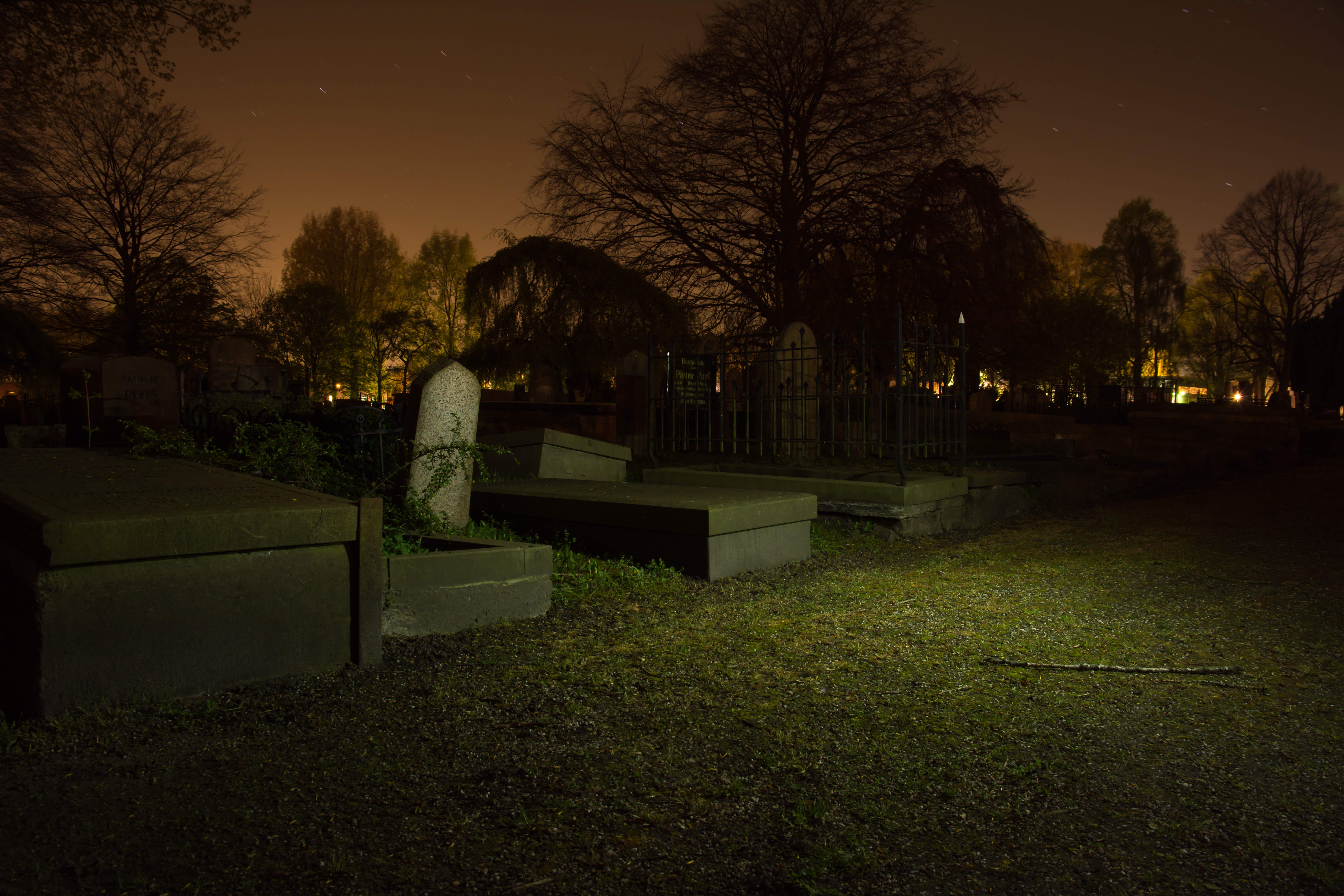 night, Cemetery, Death Wallpaper
