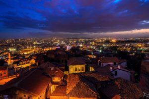 Turkey, Ankara, Cityscape, Night, Night sky