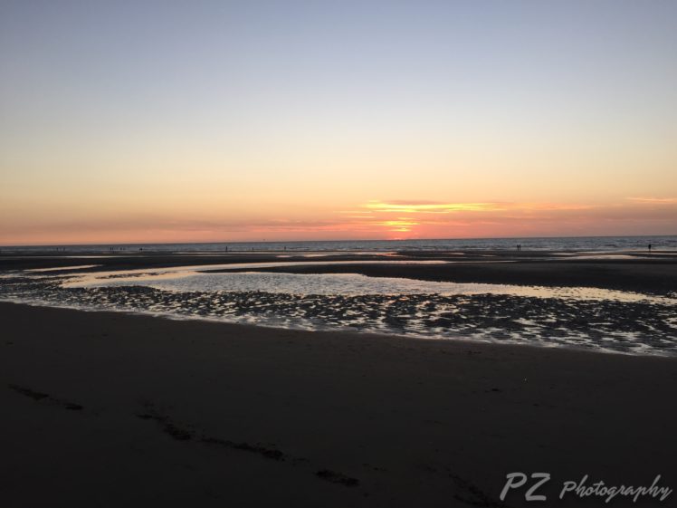 beach, Sand, Sunset, Sky, Sea HD Wallpaper Desktop Background