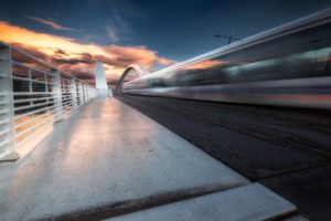 Lyon, Vehicle, Train, Long exposure