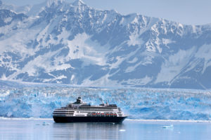 winter, Boat, Cruise ship, Mountains, Glacier, Alaska
