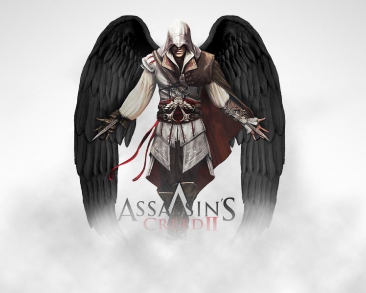 Ezio Auditore da Firenze, Assassins Creed, Video games, Artwork, Assassins Creed 2 HD Wallpaper Desktop Background