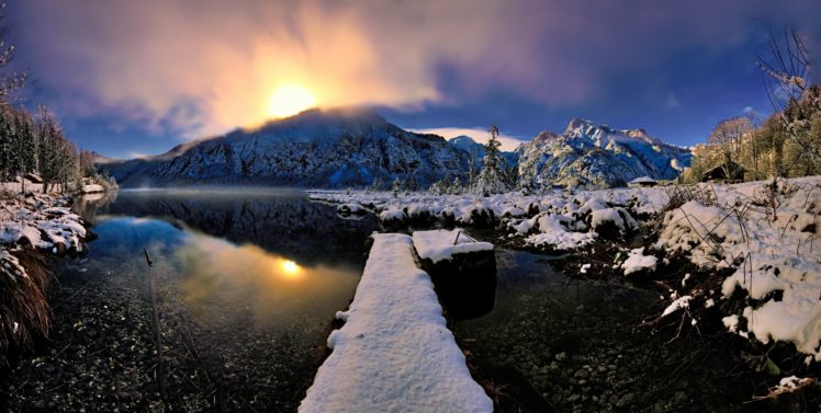 landscape, Mountains, Nature, Winter HD Wallpaper Desktop Background