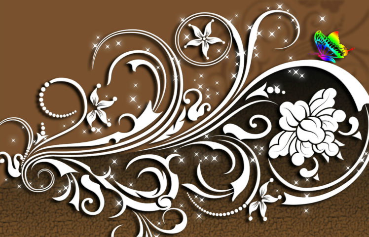 abstraction, 3d, Graphics, Butterfly HD Wallpaper Desktop Background