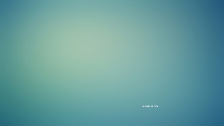 light, Blue, Minimalistic, Fuck, Gradient, Simplistic, Simple HD Wallpaper Desktop Background